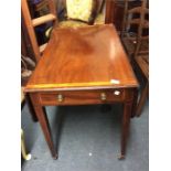 A Georgian cross banded Sutherland table.