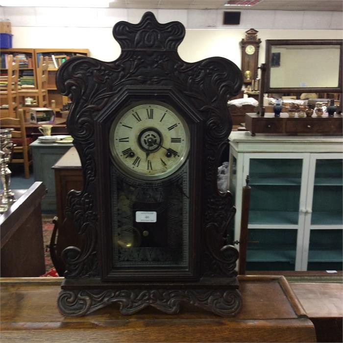 A stylish Edwardian clock.