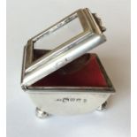 A good miniature hinged top stamp box. Chester. By