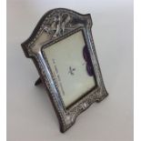 A picture frame attractively decorated with love b