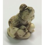 A small carved netsuke.