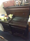 Chest of drawers together with two bedside tables.