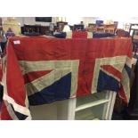 A large union flag.