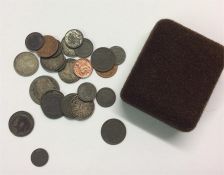 Various counters and coins.