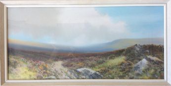 R D SHERRIN: A framed and glazed watercolour of a