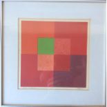 M. BYRNE: A framed and glazed signed print. A stud