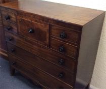 A good Georgian chest of three long and three shor
