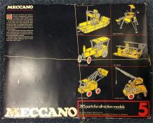 MECCANO: 395 Parts for All-Action Models No. 5 in