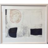 WILLIAM SCOTT: A framed and glazed print. Approx.