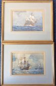 GREGORY ROBINSON: A pair of watercolours depicting