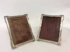 A good pair of large picture frames with panelled