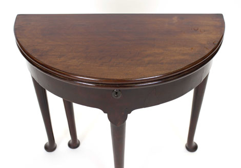 A George II mahogany tea table, - Image 2 of 2