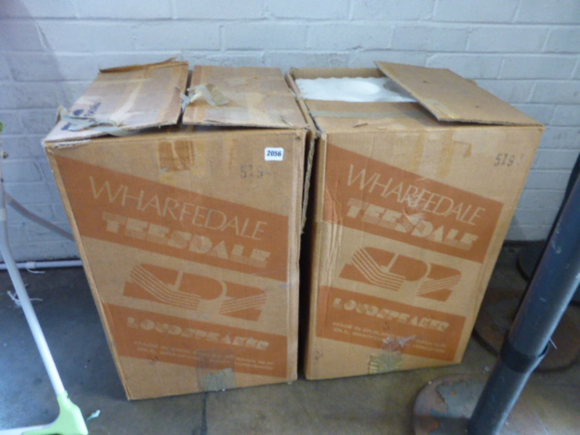 Two Wharfedale Teesdale boxed speakers