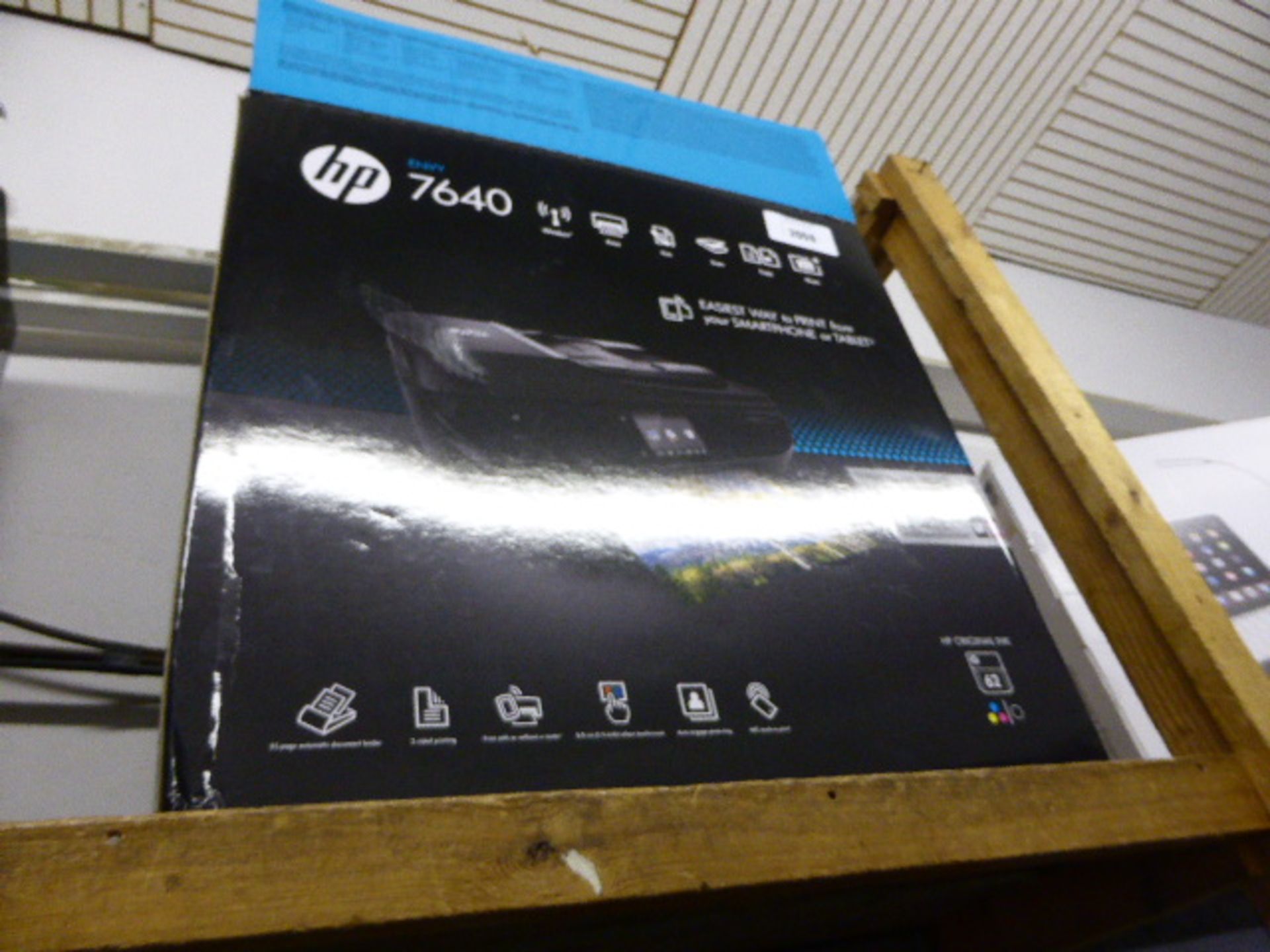 HP Envy 7640 wireless all in one printer in box