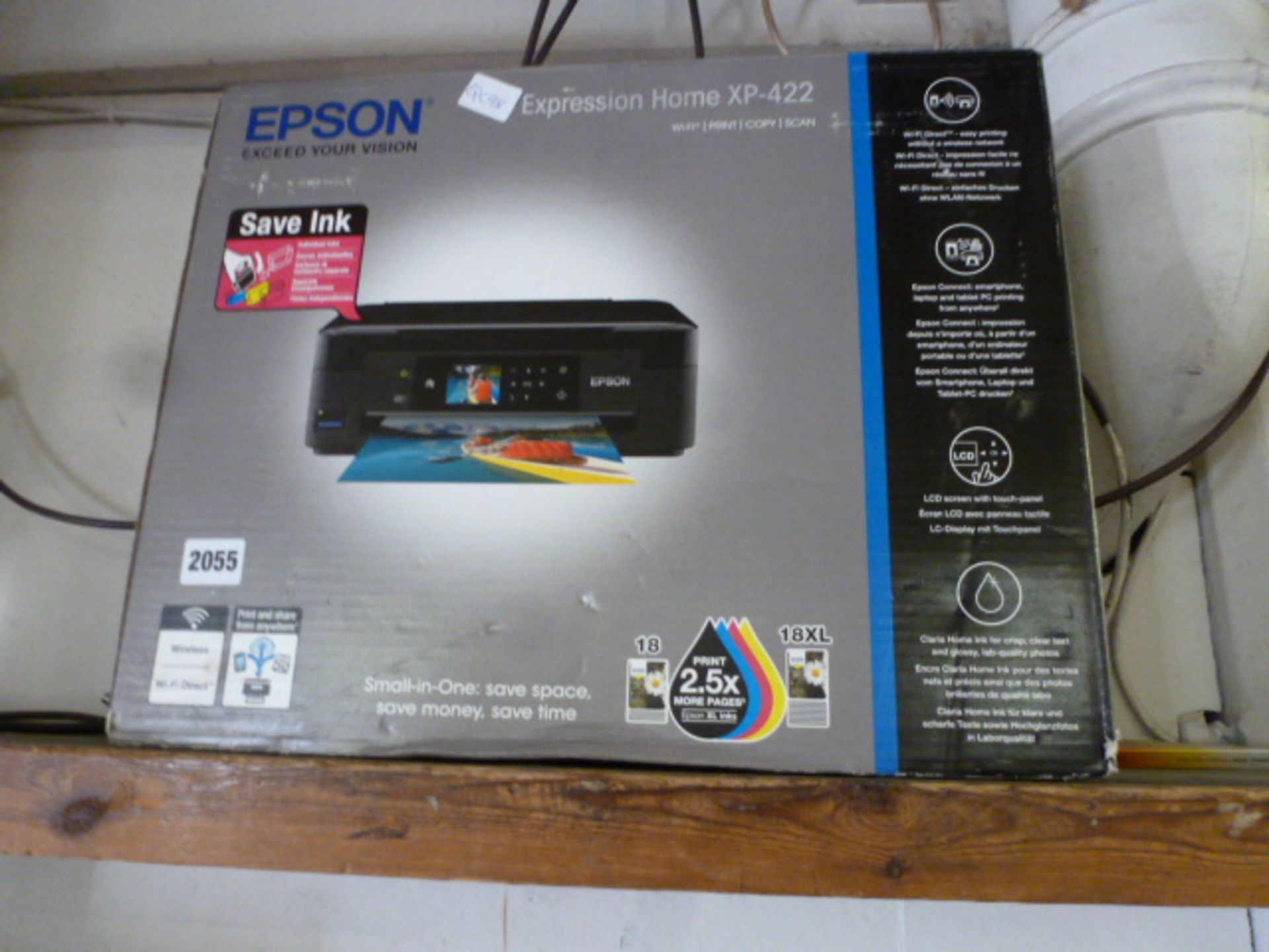 Epson Expression Home XP-422 wireless all in one printer in box