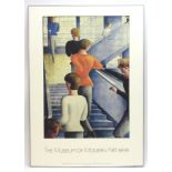 'The Museum of Modern Art, New York, Bauhaus Stairway 1932', lithographic poster, 172 x 120 cm,