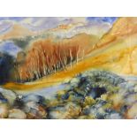 Frances Seba Smith, 'Derwentwater', unsigned, watercolour, 51 x 67 cm, framed and glazed,