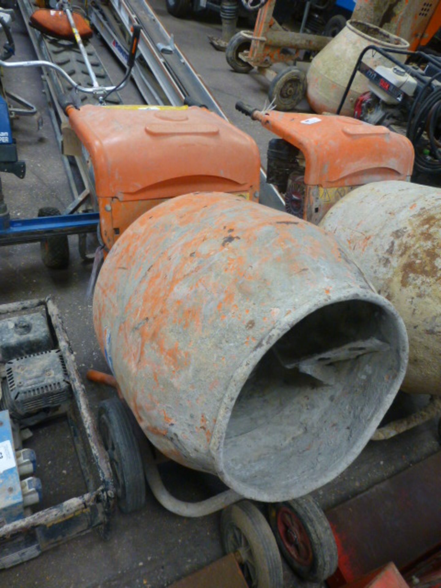 (13) Belle minimix 150 single-bag cement mixer 110V (P 316011)