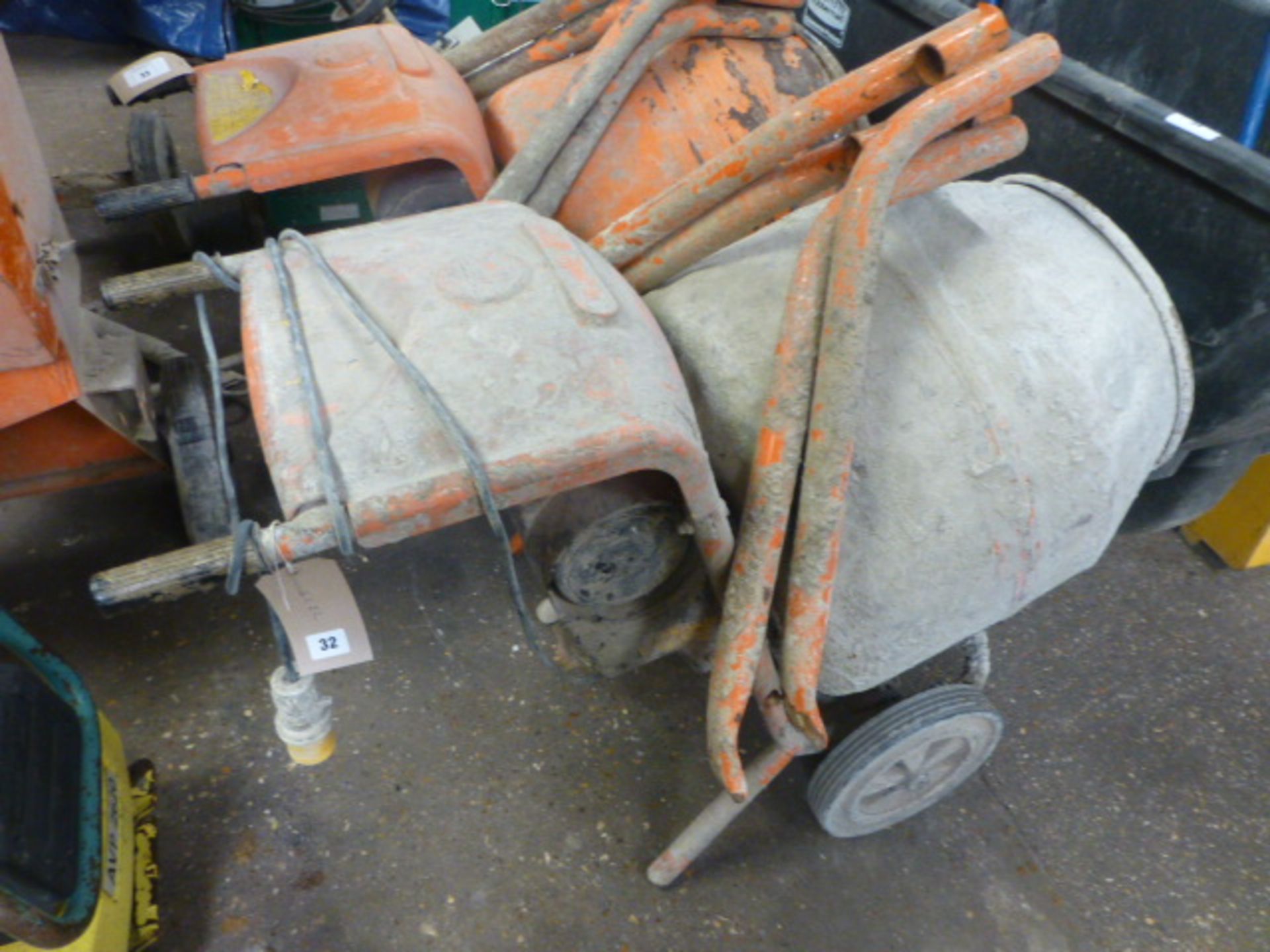 (8) Belle minimix 150 single-bag cement mixer 110V