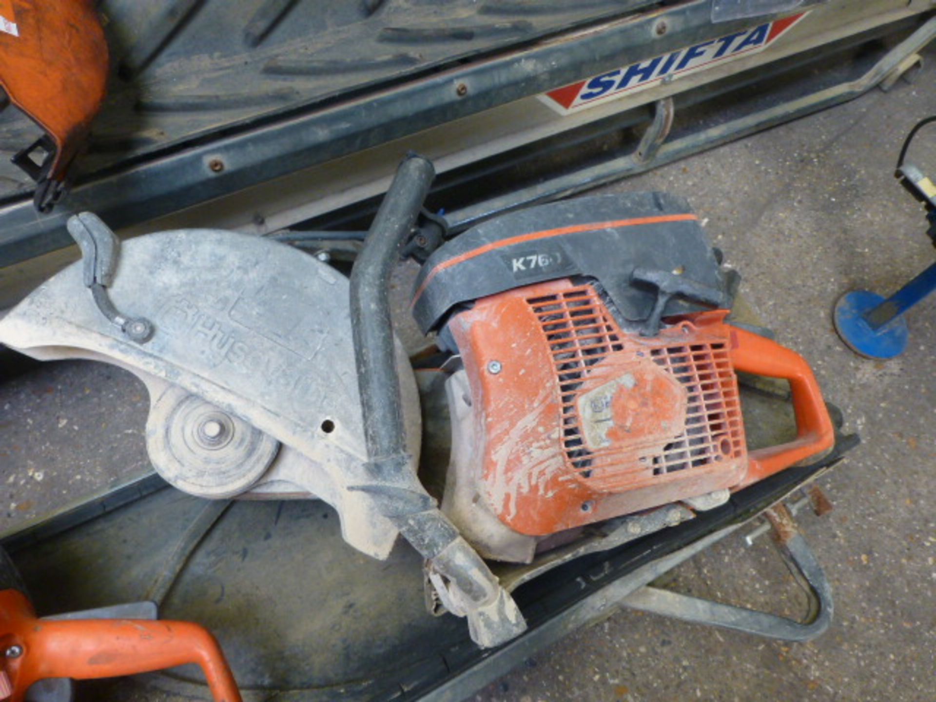 Husqvarna model K760 petrol-engine stone cutter (P 319183)