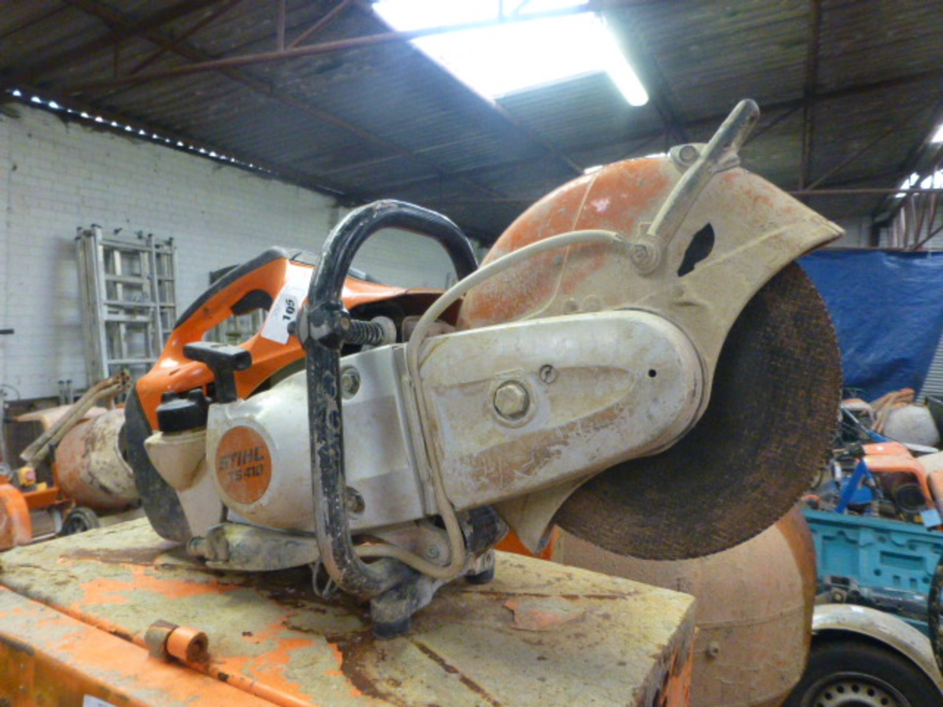 Stihl model TS410 petrol-engine stone saw (319269)