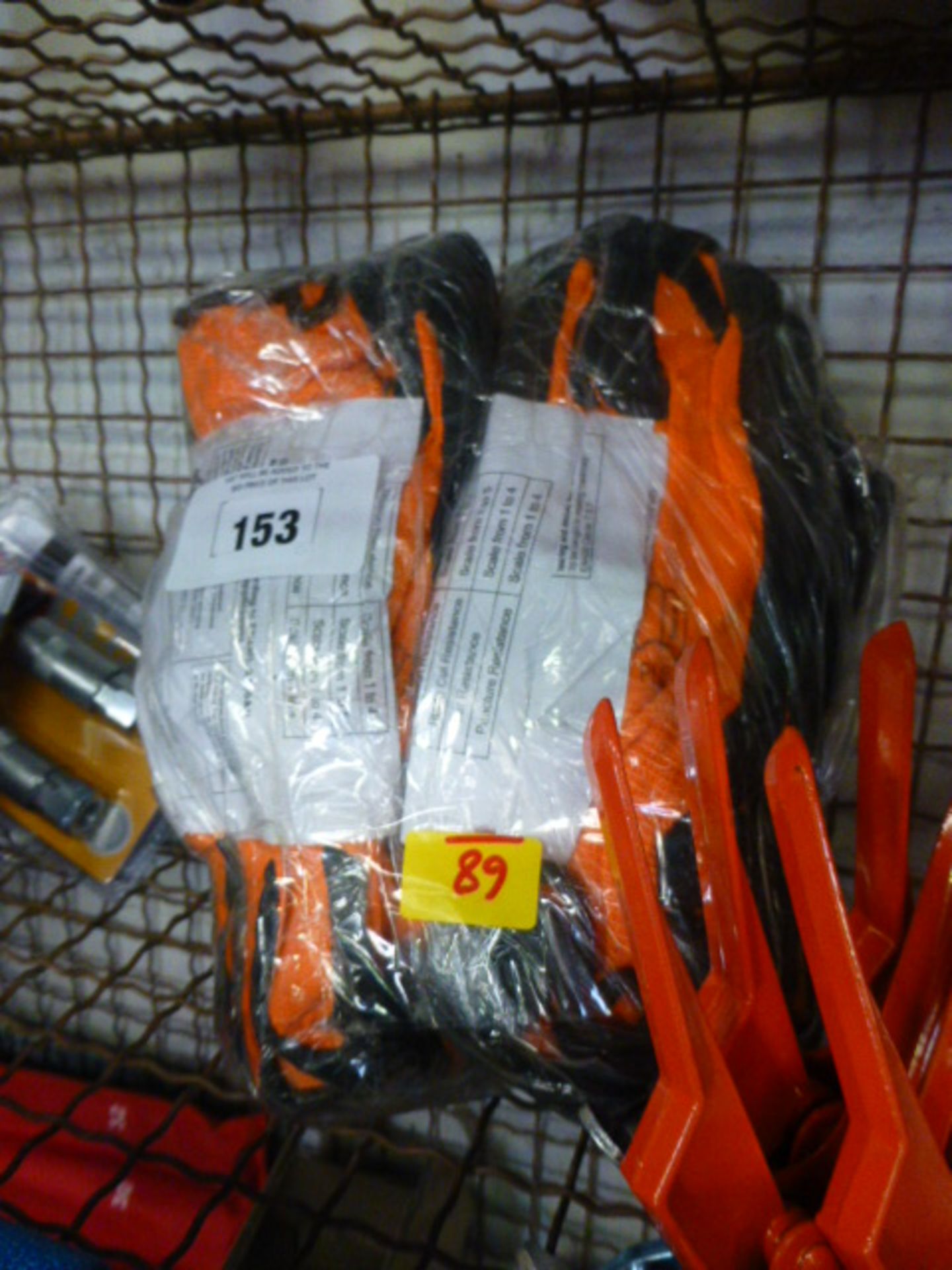 A bundle of grip work gloves (68)