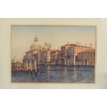 John Hammond Harwood (1904-1980), A view from the Academia Bridge, Venice, signed, watercolour,