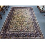 A hand woven Persian rug,