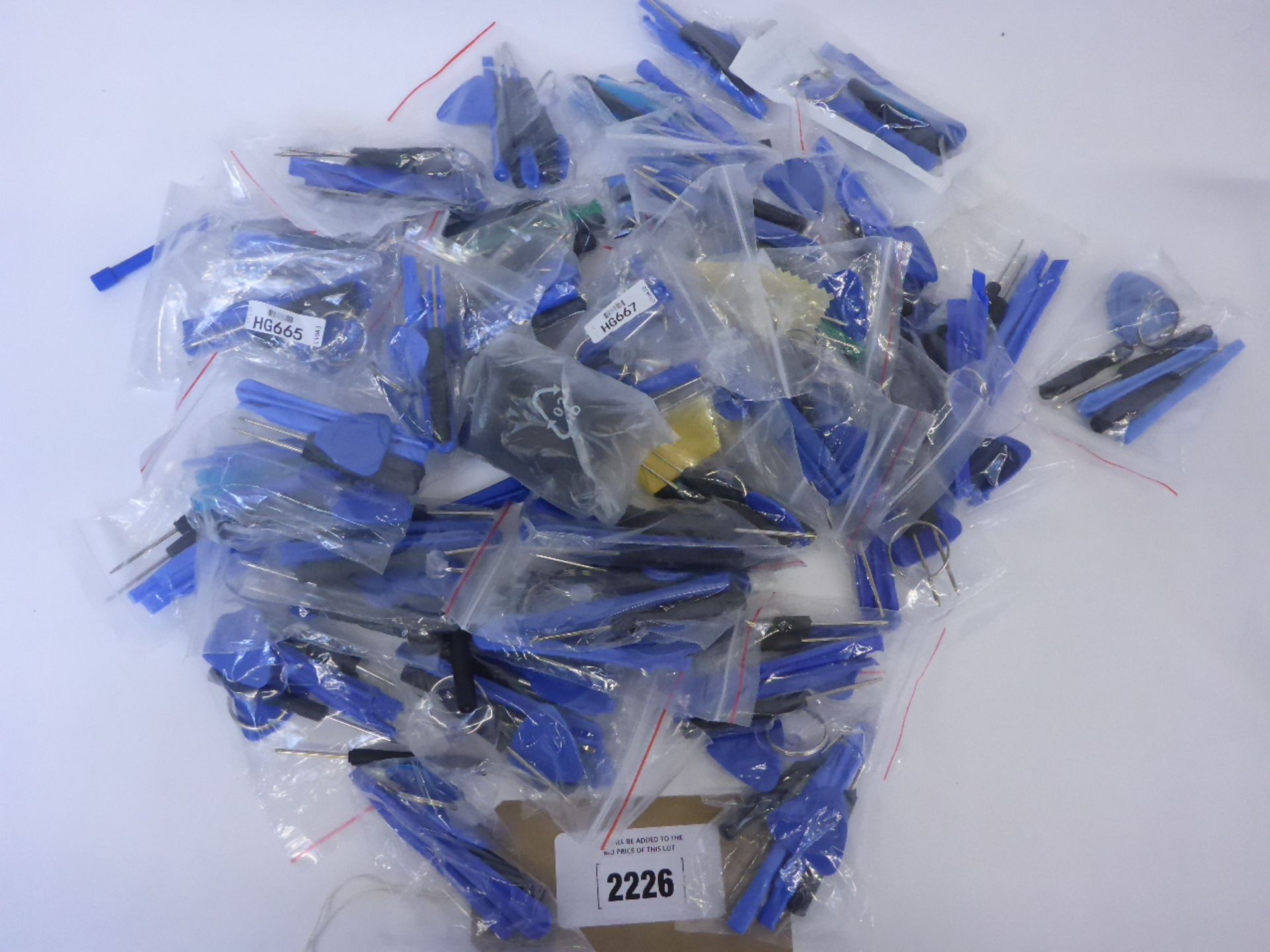 Bag containing large quantity of Smart Phone screwdriver repair kits