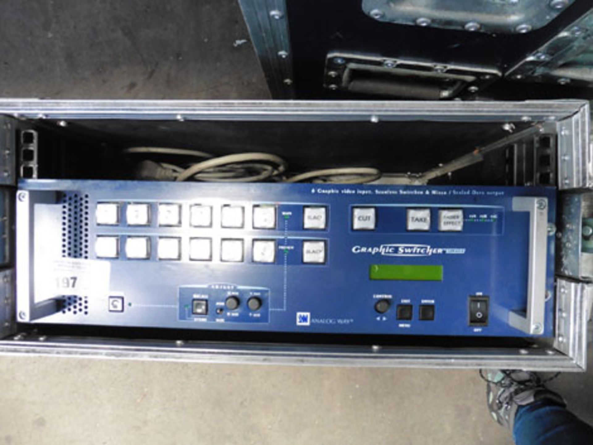 Graphic switcher GSW611R graphic video input seamless switcher and mixer scale data output unit