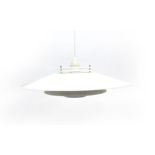 A Nordlux white enamelled three tier ceiling light CONDITION REPORT: Working order