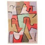 Paul Klee for Egetæpper, Art Line, a 'Rya' rug bearing the woven signature,