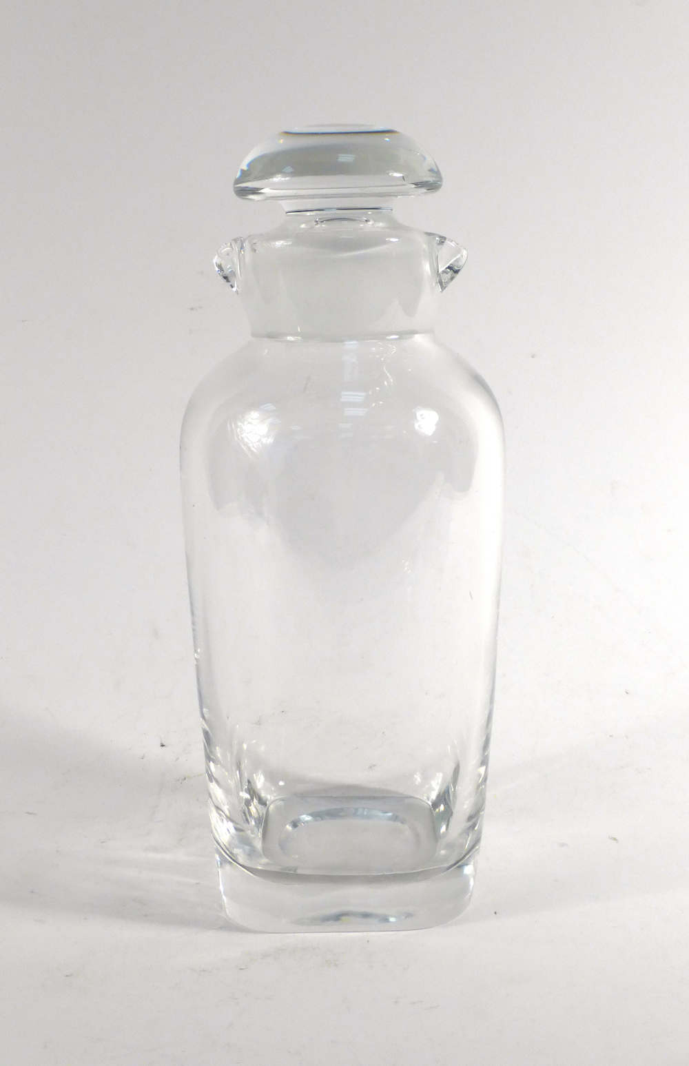 Vicke Lindstrand for Orrefors, a clear glass cocktail shaker, LU2063/31, h.