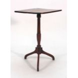 A late 18th/early 19th century walnut and mahogany occasional table,