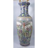 A modern Chinese floor vase of imposing proportions,