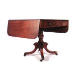 A 19th century mahogany sofa table,