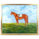 Alwin Bobby Watts (20th century), 'Crepello-Derby Winner 1957' signed.