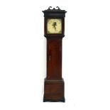 An 18th century thirty-hour 'cottage' longcase clock,