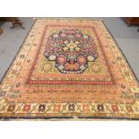 A 1930's woolen rug,