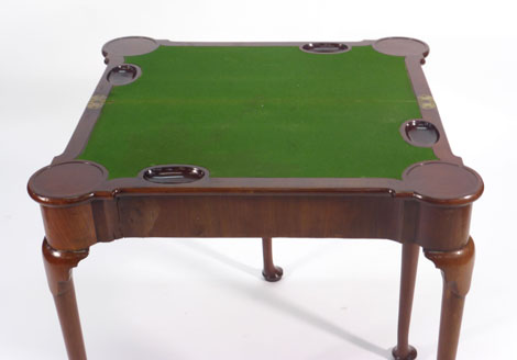 An 18th century and later mahogany card table, - Image 3 of 6
