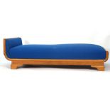 A late 19th/early 20th century Scandinavian chaise/day bed,