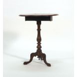 A Victorian burr walnut and marquetry drop-leaf games table,