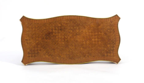 A Louis XV-type walnut, kingwood, - Image 3 of 3