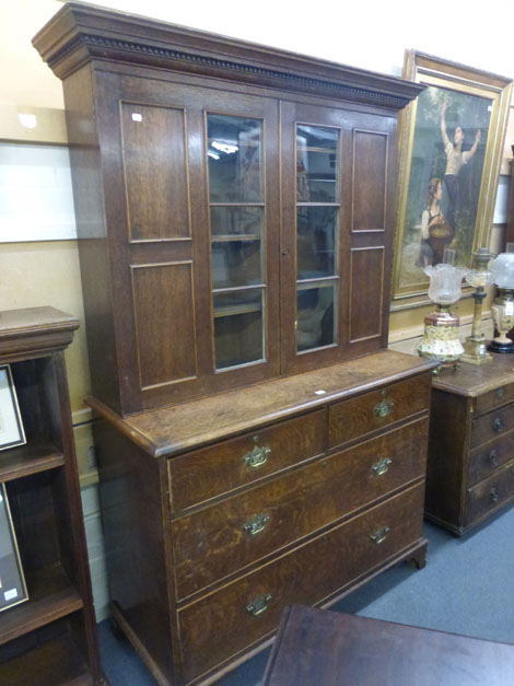 A late 19th century cabinet,