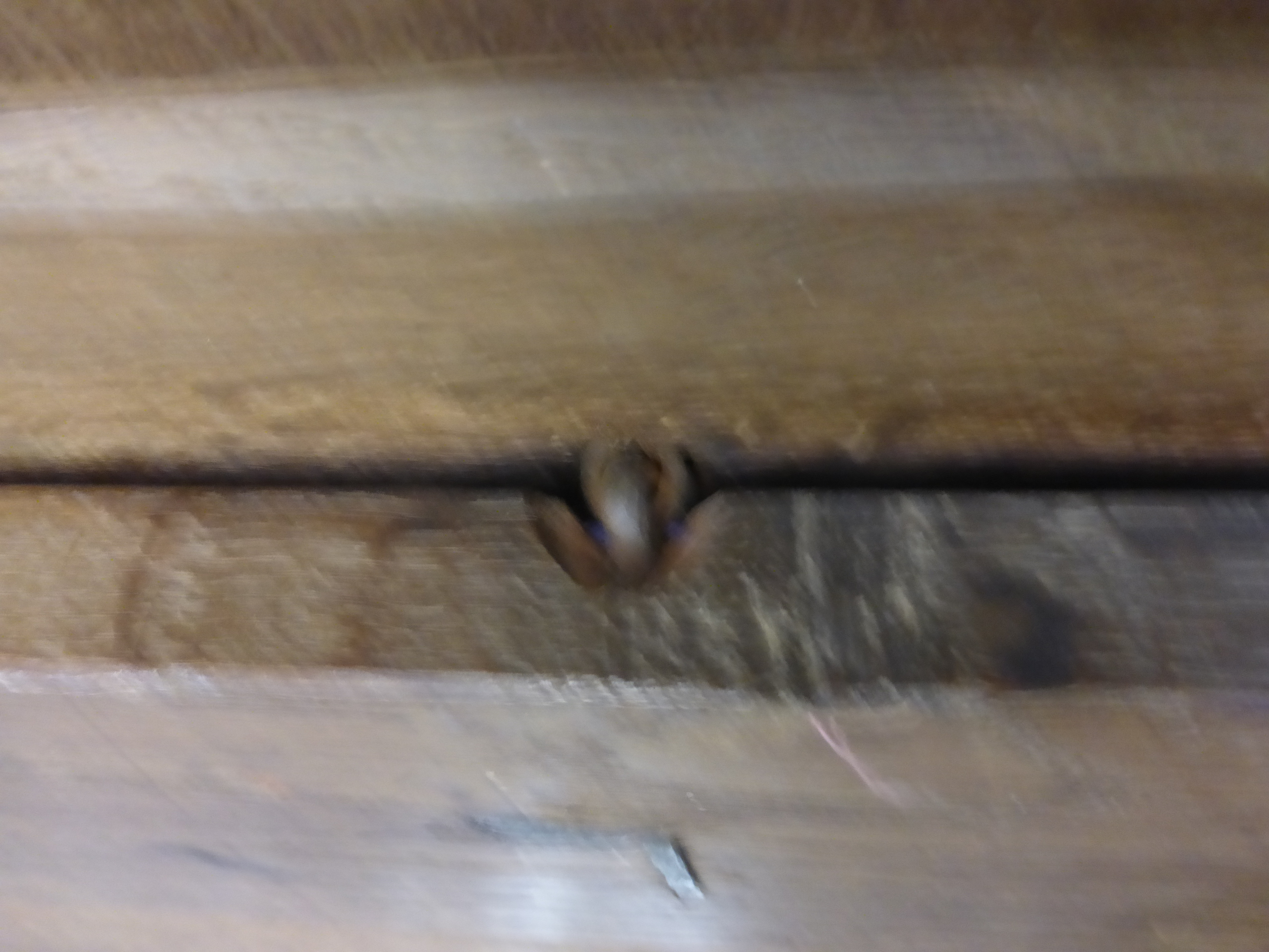 An 18th century and later oak coffer, - Image 4 of 15