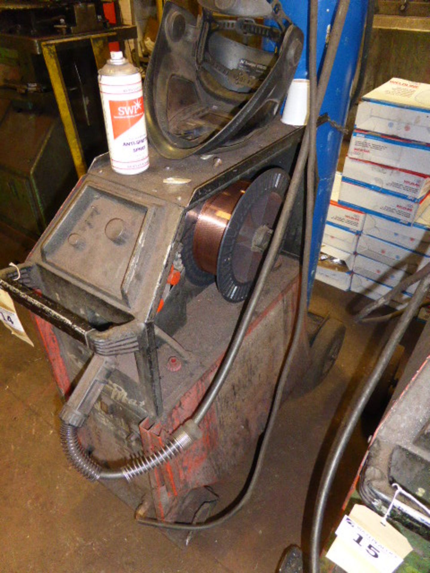 A Kemppi model Kempomat model 3200 mig welding machine with accessories, (gas bottle not included) - Image 3 of 4