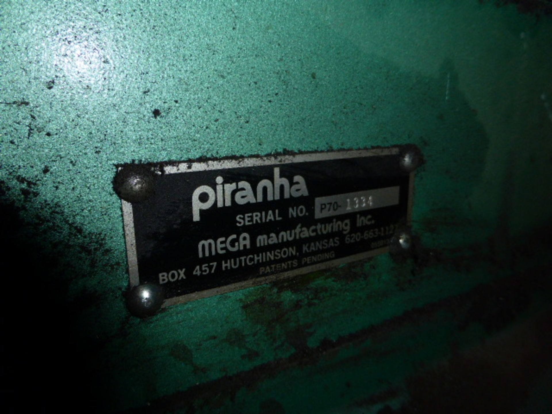 Piranha P70 ironworker combination machine, 3 phase. Serial number P70-1334 - Image 11 of 15