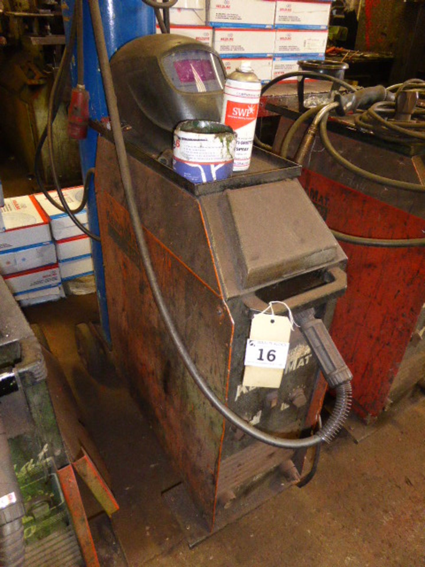 A Kemppi model Kempomat model 3200 mig welding machine with accessories, (gas bottle not included) - Image 2 of 4