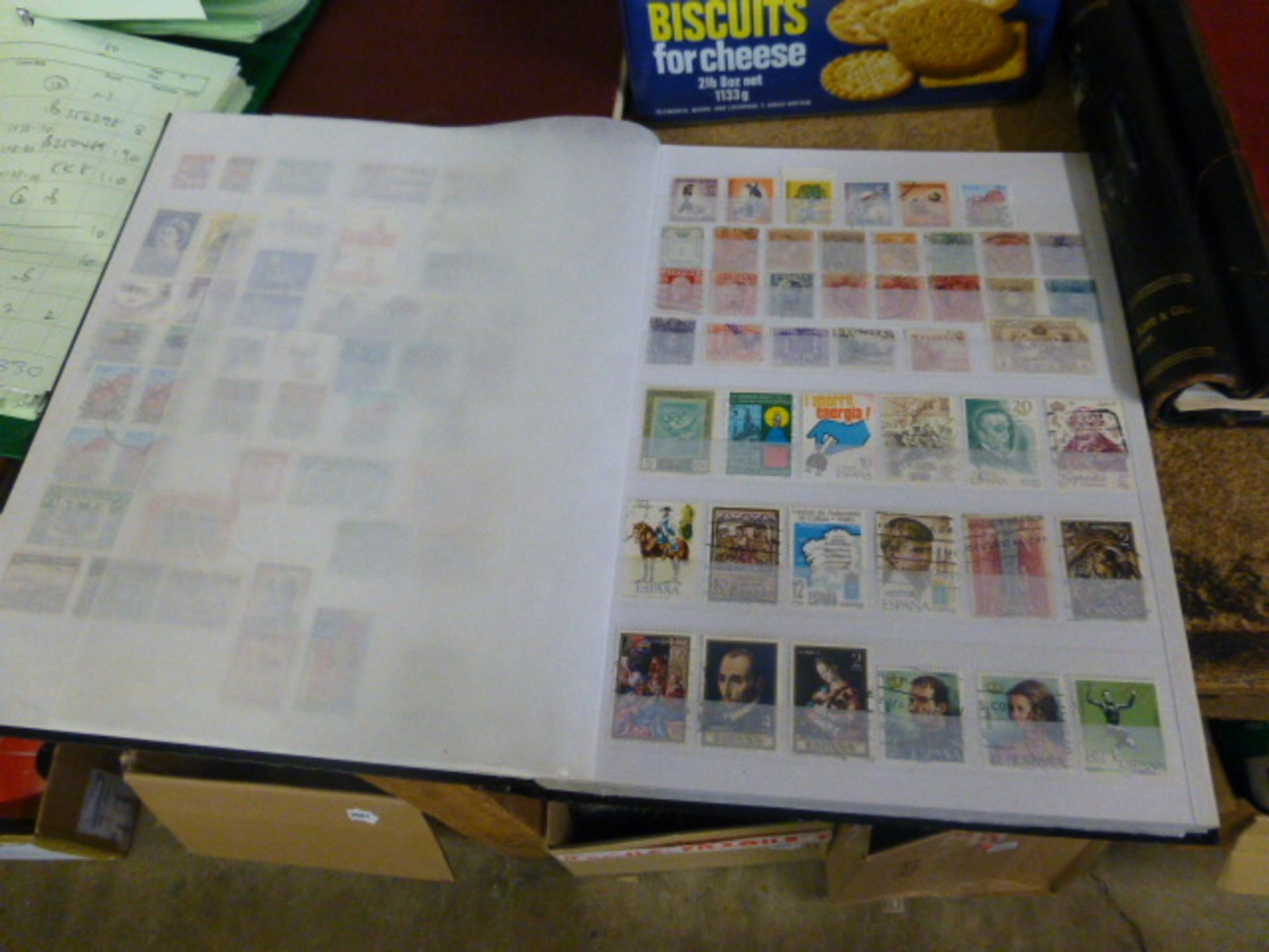Album of World and GB stamps mint and used