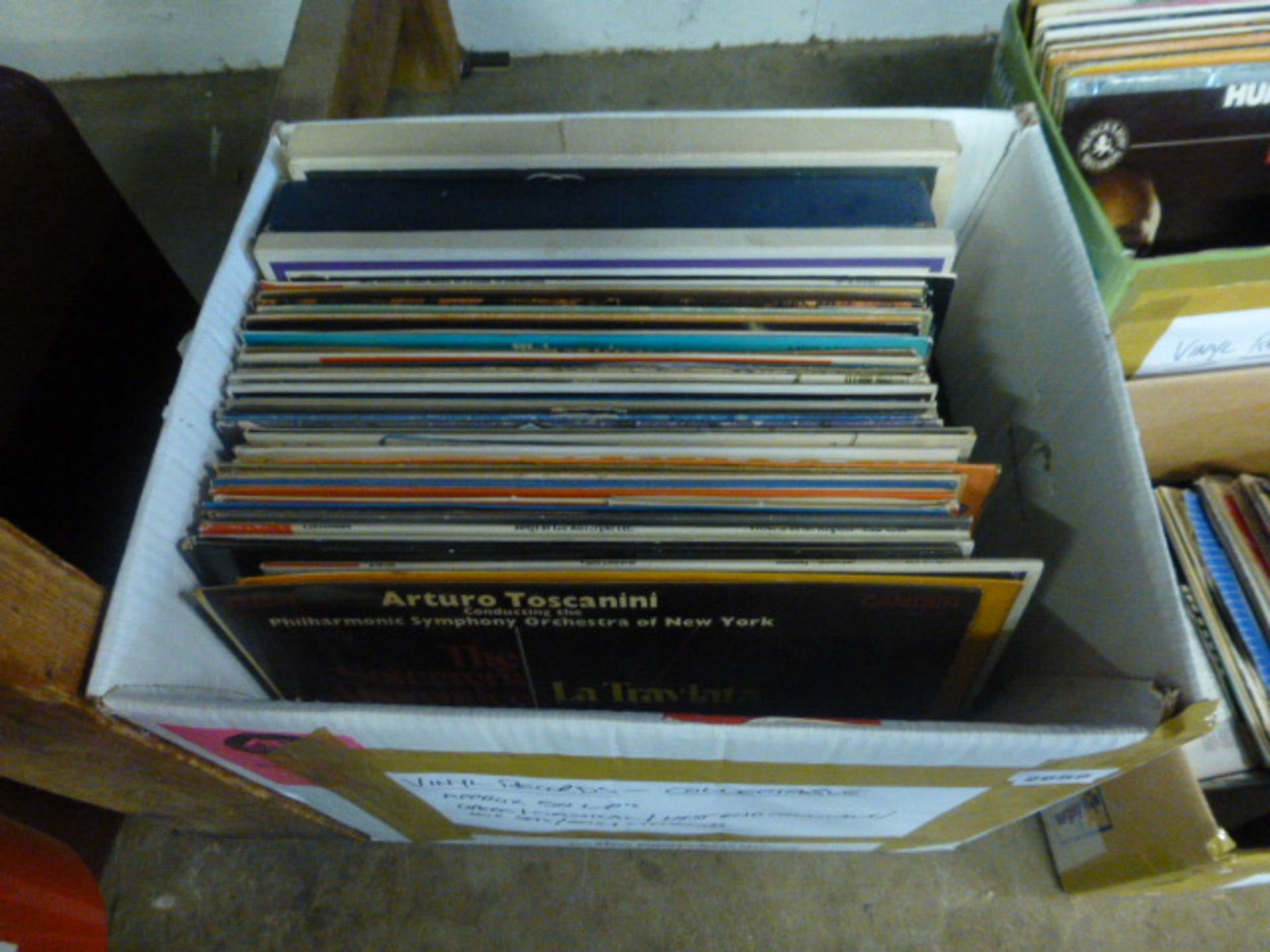 Box of LP's